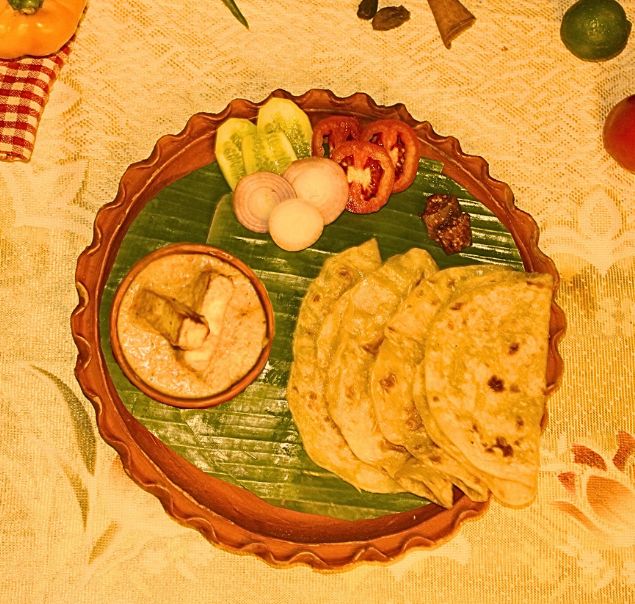 Paneer Butter Masala Paratha Combo