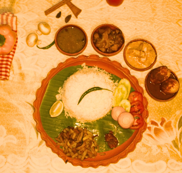 Egg Curry Special Thali