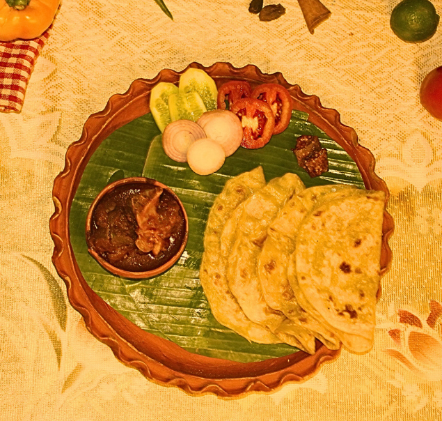 Mutton Kosha Paratha Combo