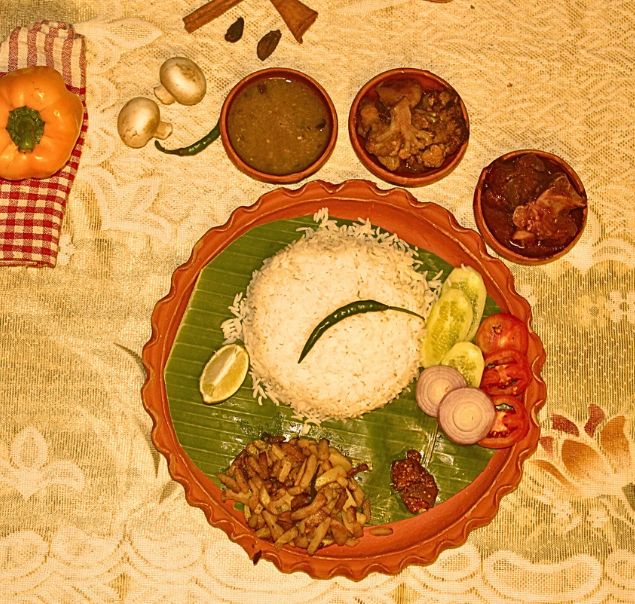 Mutton Kosha Thali